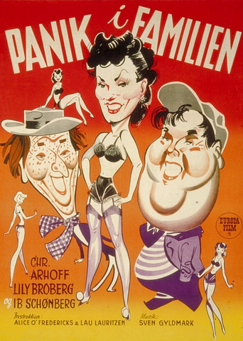 Movie poster for Panik i familien (1945)