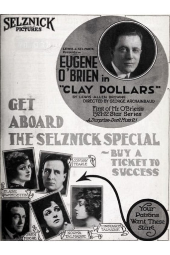 Movie poster for Clay Dollars (1921)