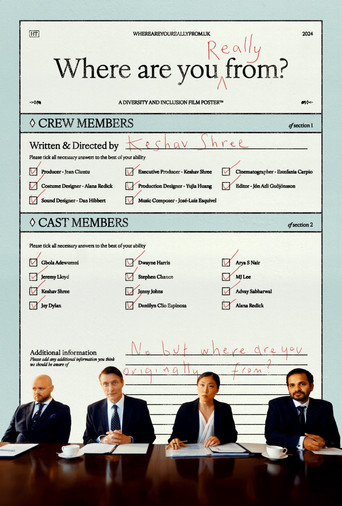 Movie poster for Where Are You Really From? (2024)