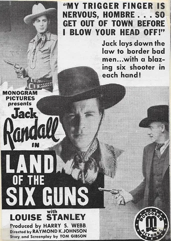 Movie poster for Land of the Six Guns (1940)