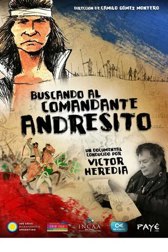 Movie poster for Buscando al comandante Andresito (2012)