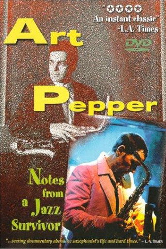Movie poster for Art Pepper: Notes from a Jazz Survivor (1982)