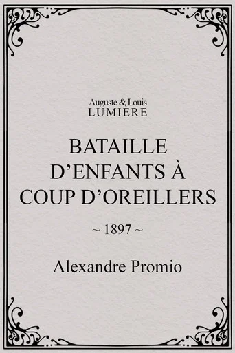 Movie poster for Bataille d’enfants à coup d’oreillers (1897)