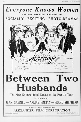 Movie poster for Between Two Husbands (1922)