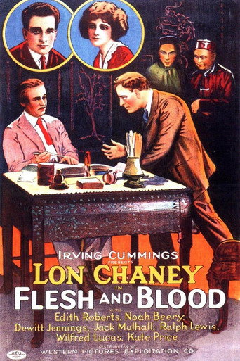 Movie poster for Flesh and Blood (1922)