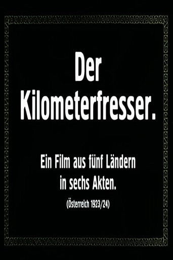 Movie poster for Der Kilometerfresser (1925)
