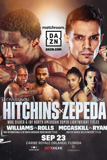Movie poster for Richardson Hitchins vs. Jose Zepeda (2023)