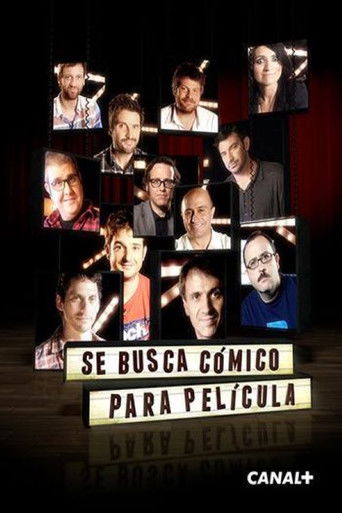 Se busca cómico para película poster
