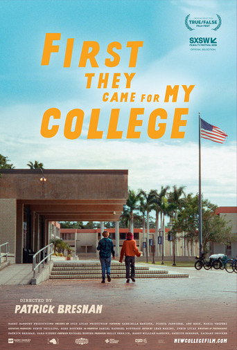 Movie poster for First They Came for My College (2026)