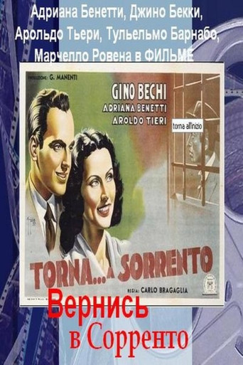 Movie poster for Torna a Sorrento (1945)