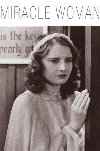 Movie poster for The Miracle Woman (1931)