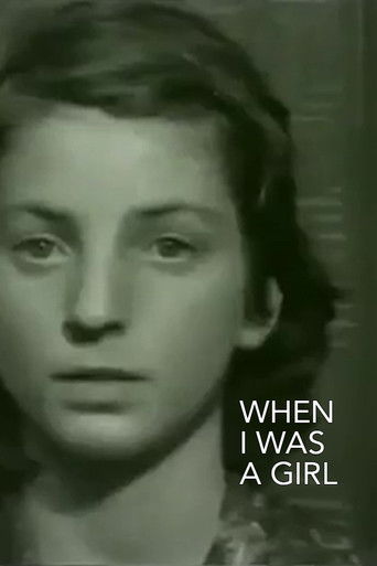 When I Was a Girl poster
