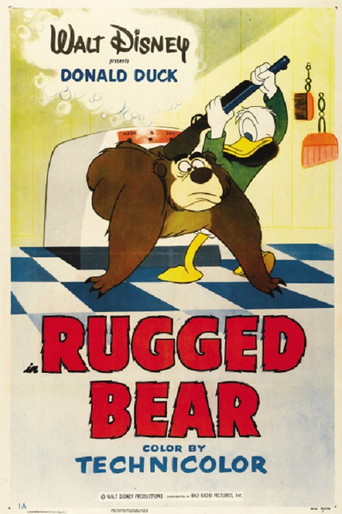 Movie poster for Rugged Bear (1953)
