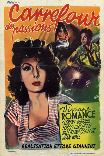 Movie poster for Crossroads of Passion (1948)