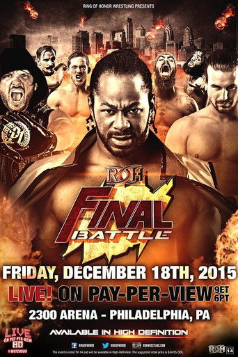 Movie poster for ROH Final Battle 2015 (2015)