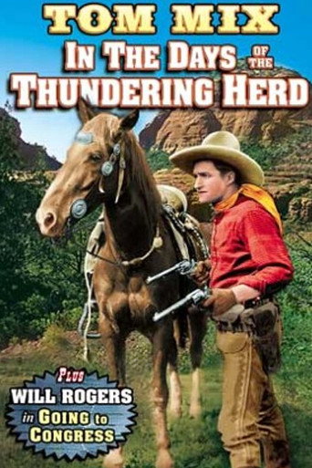 Movie poster for In the Days of the Thundering Herd (1914)