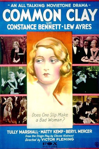 Movie poster for Common Clay (1930)