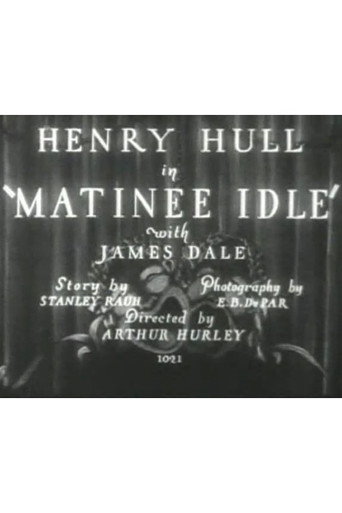 Movie poster for Matinee Idle (1930)