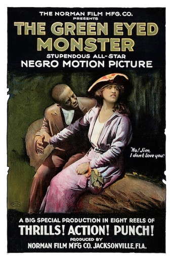Movie poster for The Green Eyed Monster (1919)