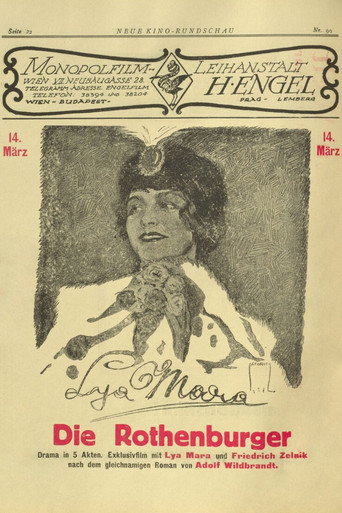 Movie poster for Die Rothenburger (1918)