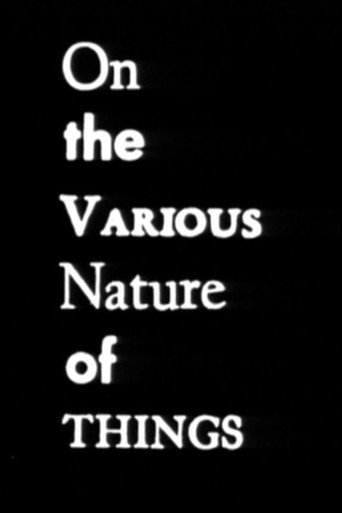 On the Various Nature of Things poster