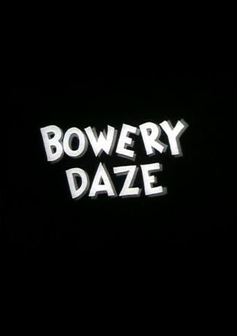 Movie poster for Bowery Daze (1934)