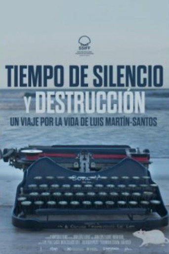 Movie poster for Tiempo de silencio y destrucción (2024)