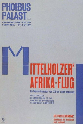Movie poster for Mittelholzers Afrikaflug (1927)