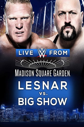 WWE Live From MSG 2015 poster