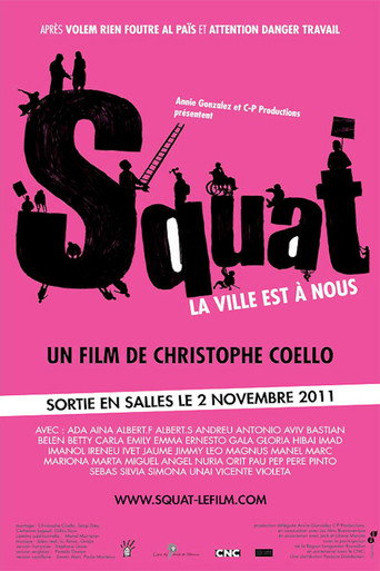 Movie poster for Squat, la ville est à nous ! (2011)