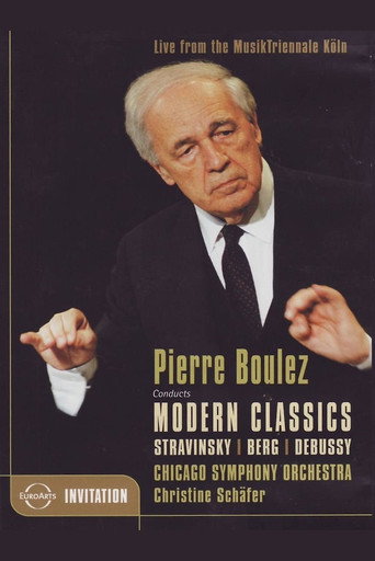 Movie poster for Pierre Boulez Conducts Modern Classics (2006)