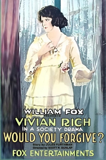 Movie poster for Would You Forgive? (1920)