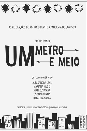 Movie poster for Um Metro e Meio (2020)
