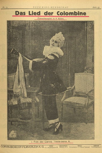 Movie poster for Das Lied der Colombine (1918)