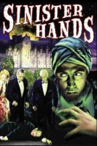 Movie poster for Sinister Hands (1932)