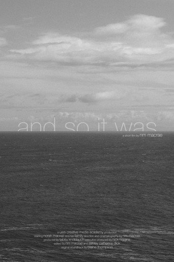 Movie poster for And So It Was (2023)