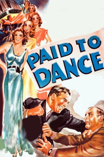 Movie poster for Paid to Dance (1937)