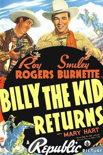 Movie poster for Billy The Kid Returns (1938)