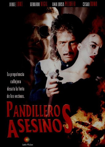 Movie poster for Pandilleros Asesinos (1990)