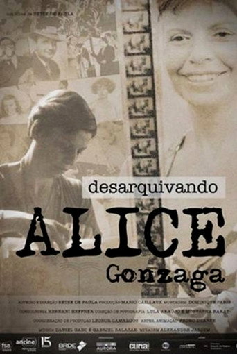 Movie poster for Desarquivando Alice Gonzaga (2016)