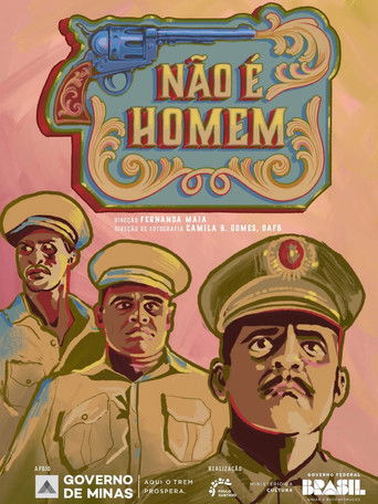 Não é homem poster