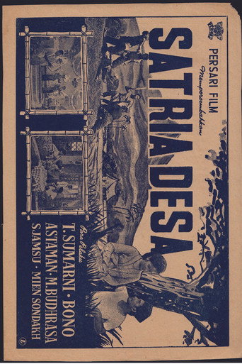 Movie poster for Satria Desa (1952)