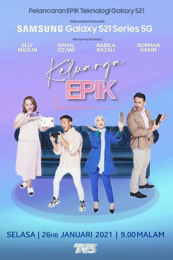 Movie poster for Keluarga Epik (2021)