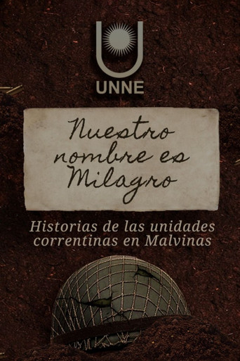 Movie poster for Nuestro nombre es Milagro