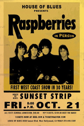 Movie poster for Raspberries: Live on Sunset Strip (2007)