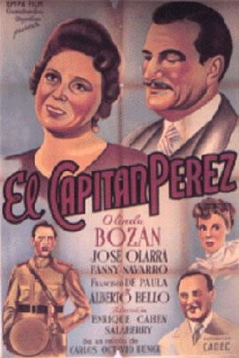 Movie poster for El Capitán Pérez (1946)
