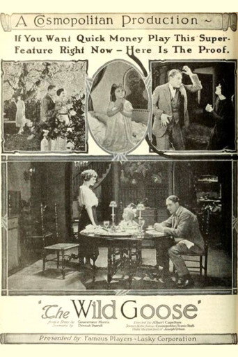 Movie poster for The Wild Goose (1921)
