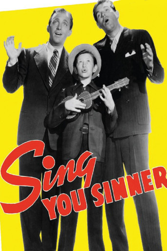 Movie poster for Sing, You Sinners (1938)
