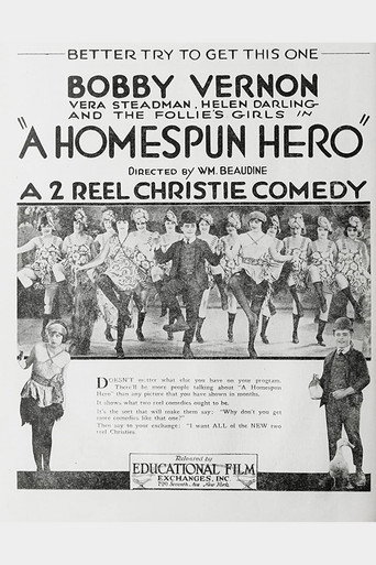Movie poster for A Home Spun Hero (1920)