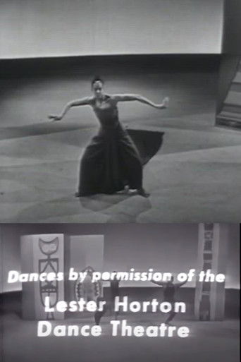 Tribute to Lester Horton poster